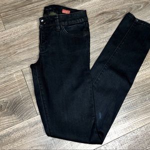 LEVEL 99 Lily Skinny Straight Black Wash 27